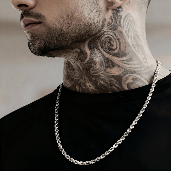 Twisted Rope Chain - 3mm-8mm