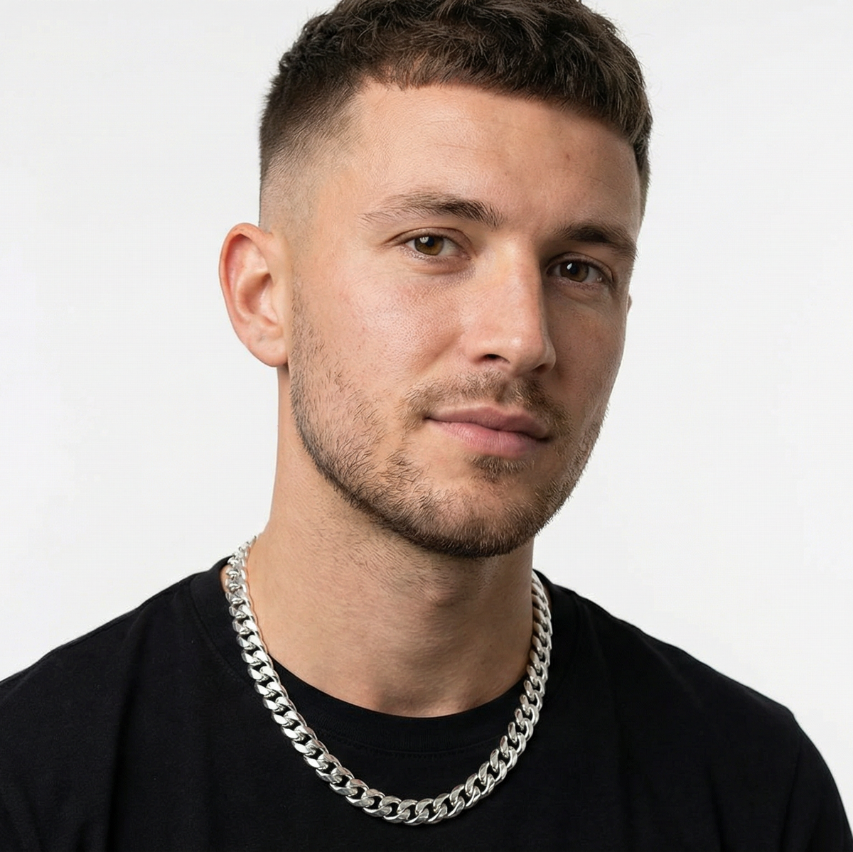 Silver Cuban Link Chain - 3-8mm