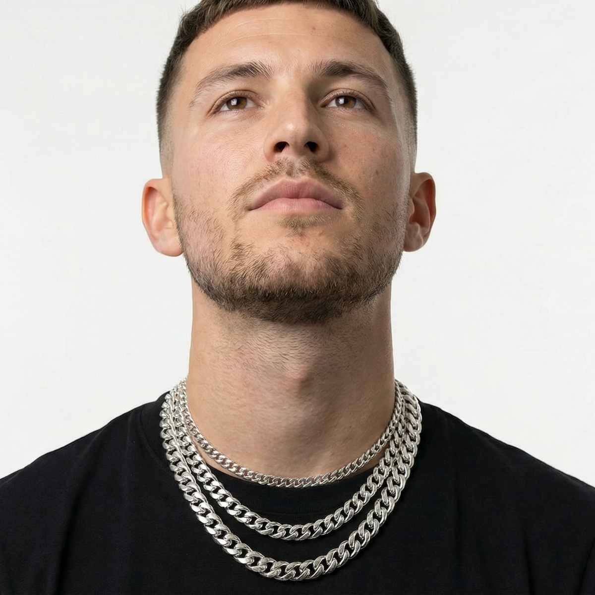 Silver Cuban Link Chain - 3-8mm