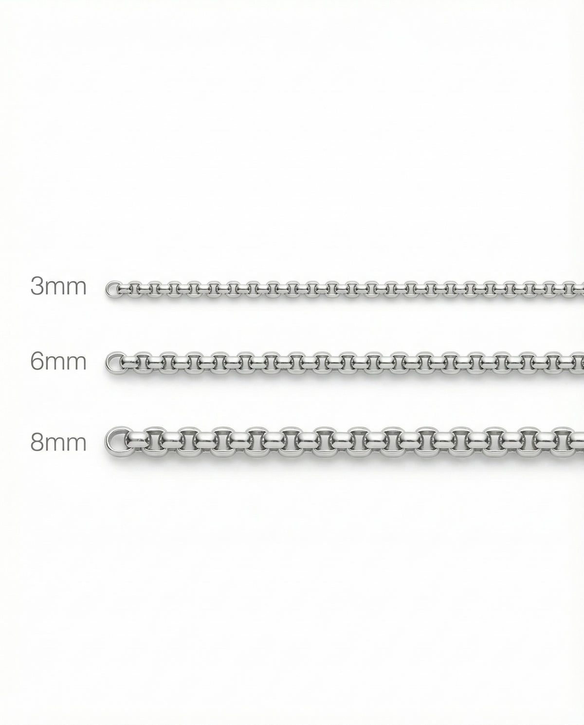 Round Box Chain - 3-8mm