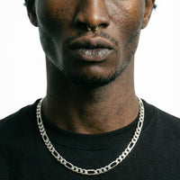 Silver Figaro Chain - 3-8mm