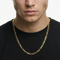 18K Gold Figaro Chain - 3-8mm
