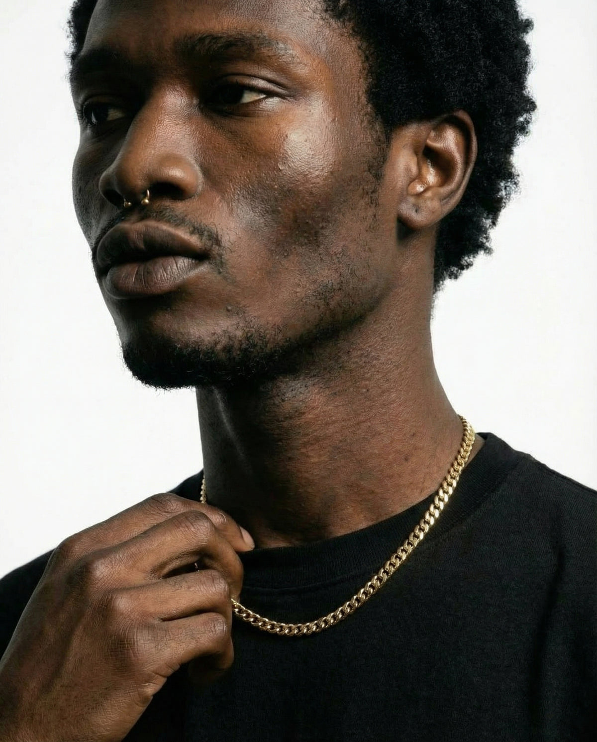 18K Gold Cuban Link Chain - 3-8mm