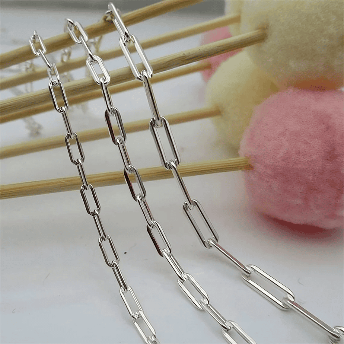 Paperclip Necklace 4mm/5mm/6mm