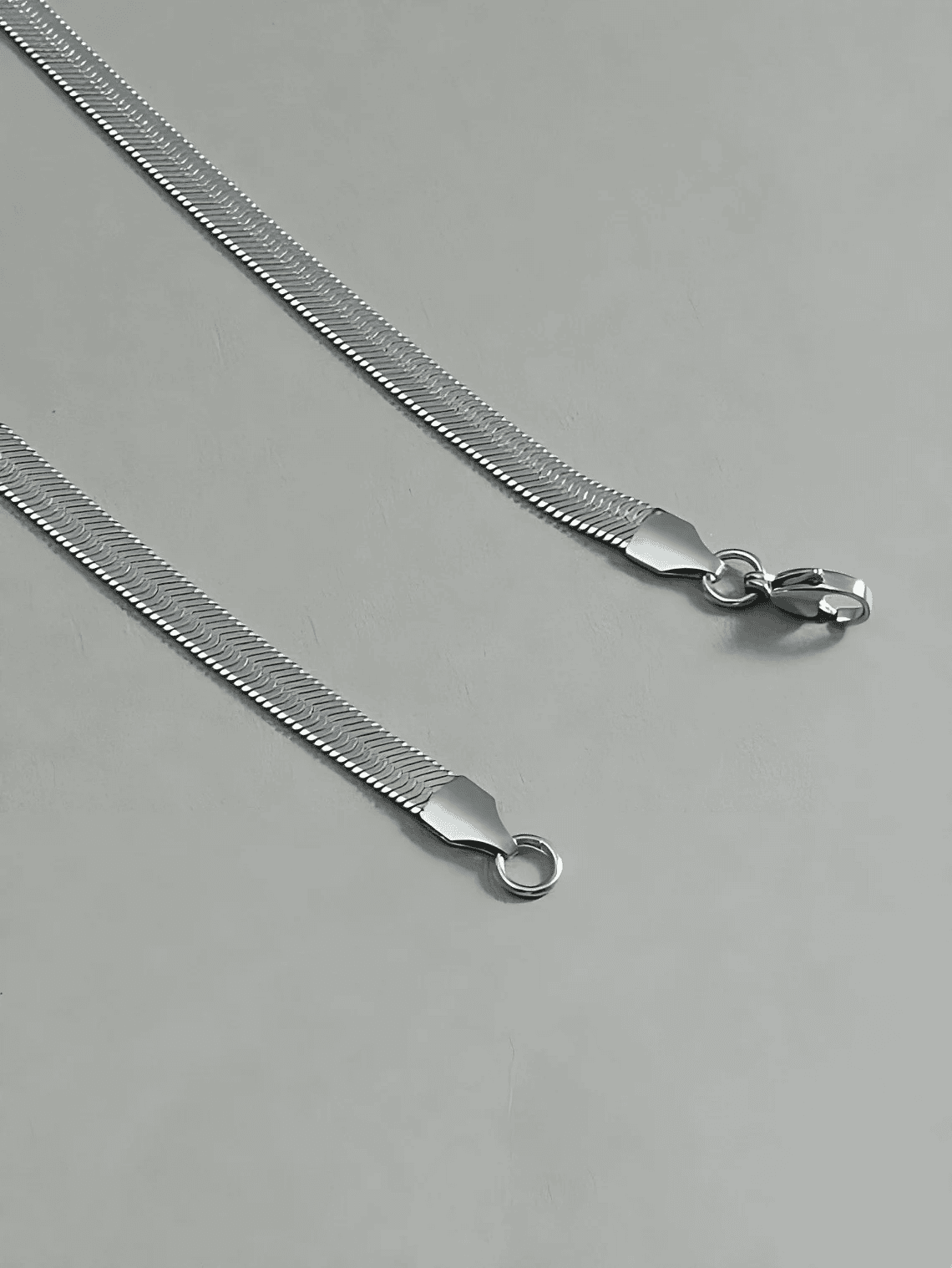 Silver Snake Chain Necklace 2mm/3mm/4mm/5mm