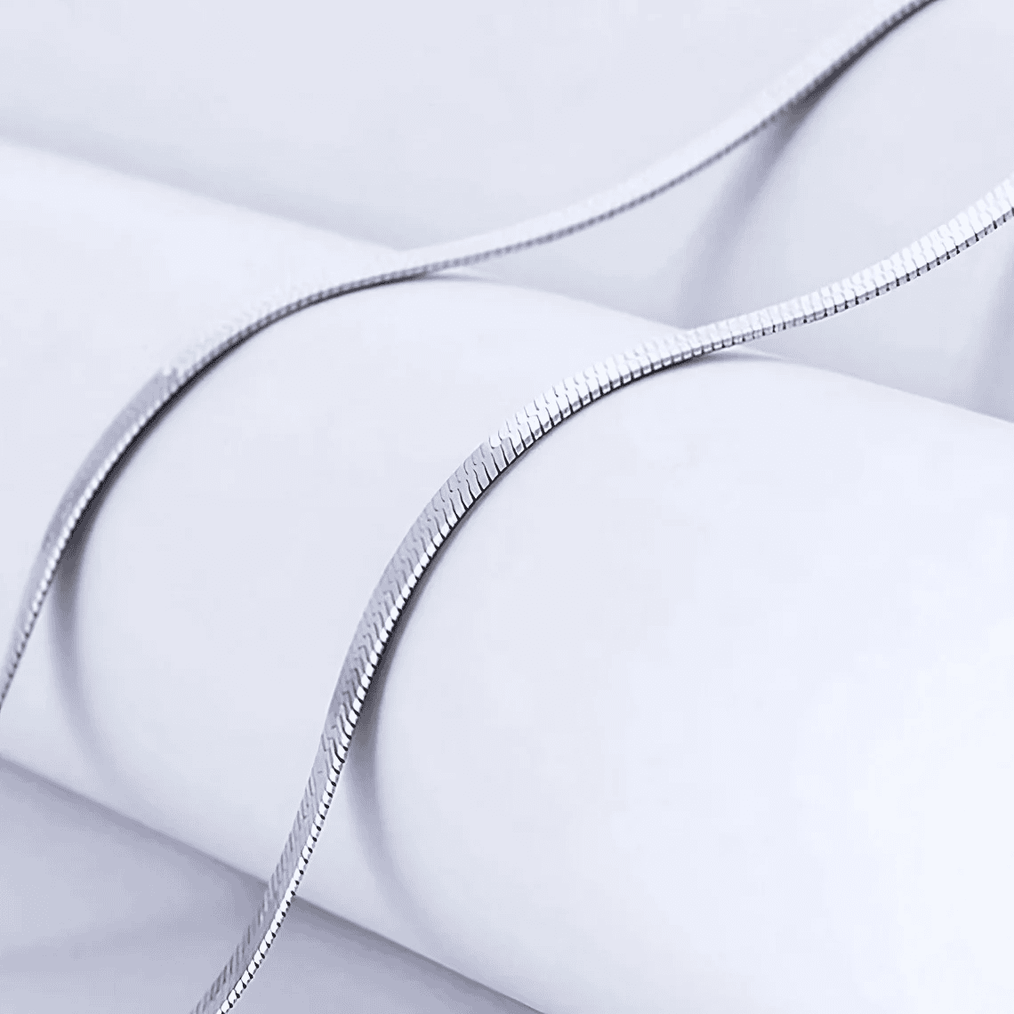 Silver Snake Chain Necklace 2mm/3mm/4mm/5mm
