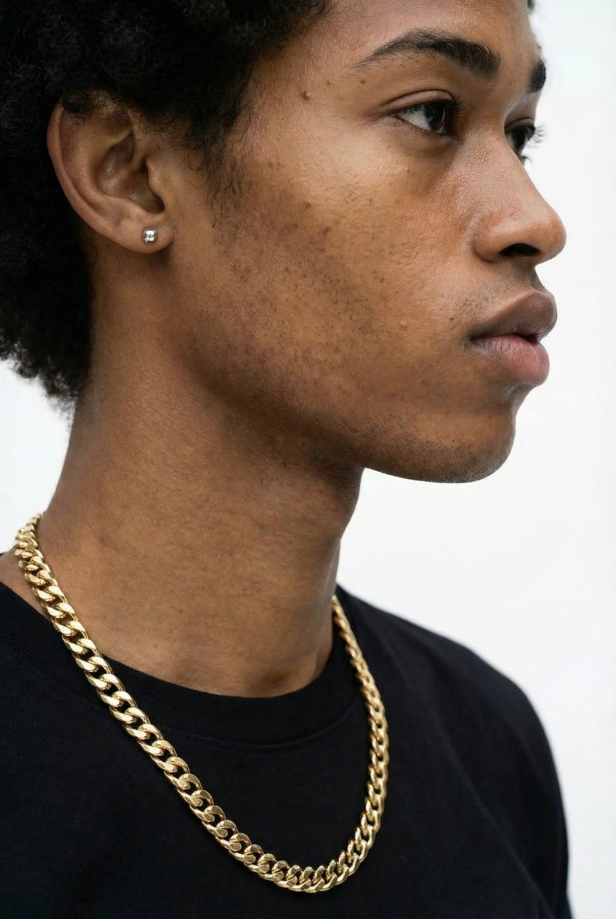 18K Gold Curb Chain - 3-8mm