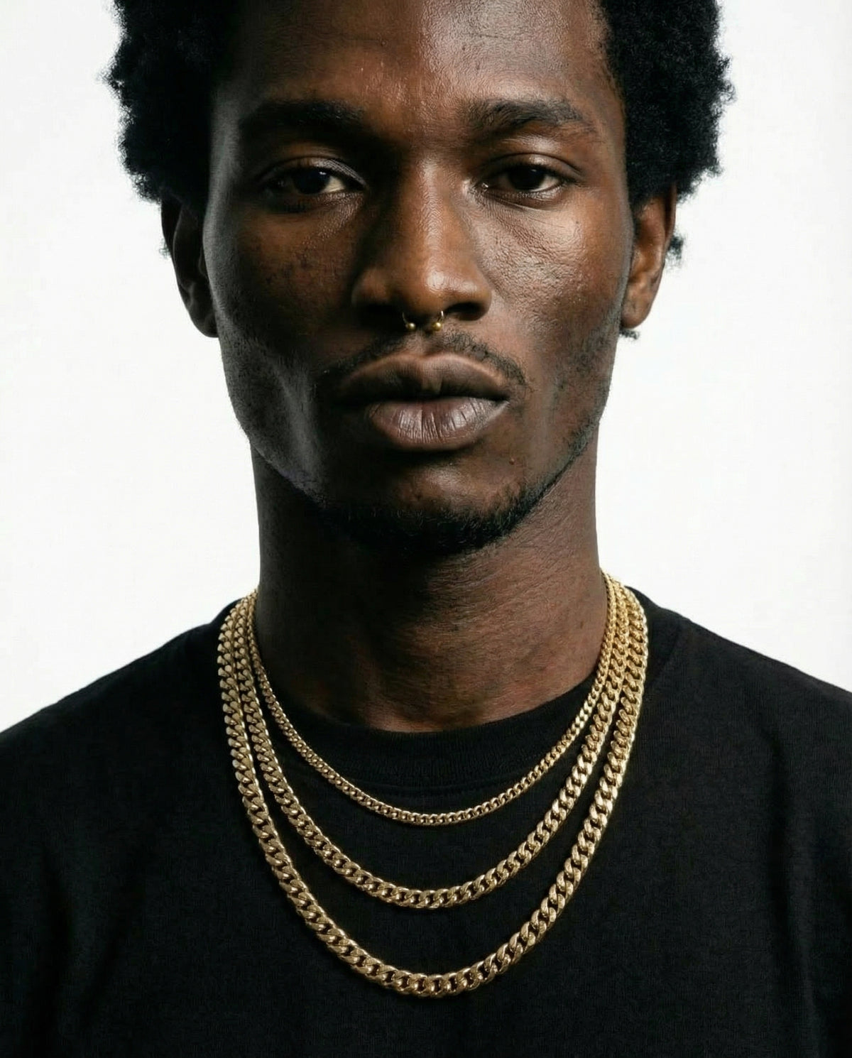 18K Gold Cuban Link Chain - 3-8mm