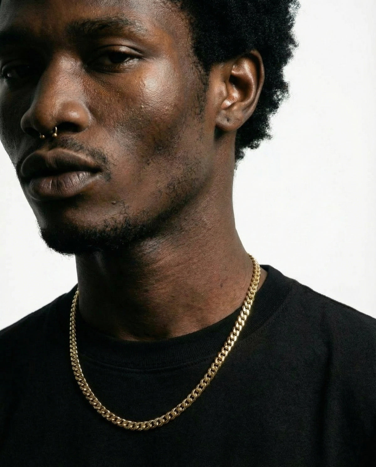 18K Gold Cuban Link Chain - 3-8mm