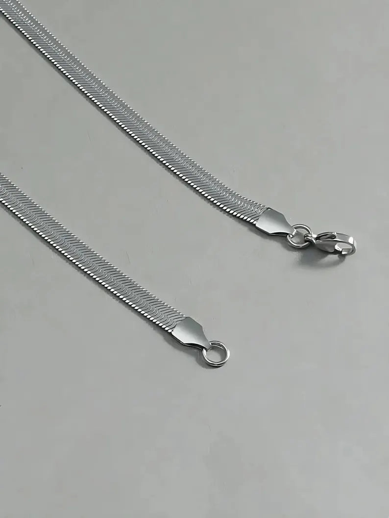 Silver Snake Chain – 2–5mm