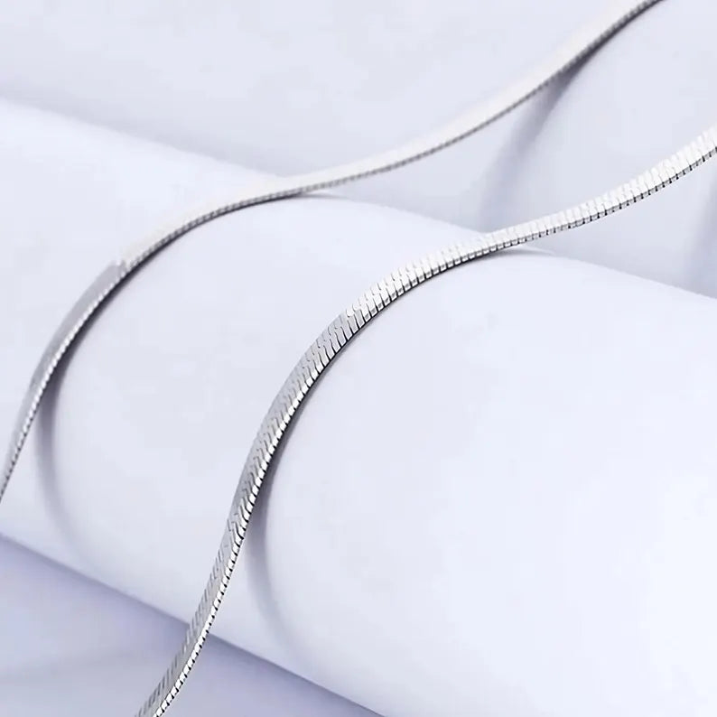 Silver Snake Chain – 2–5mm