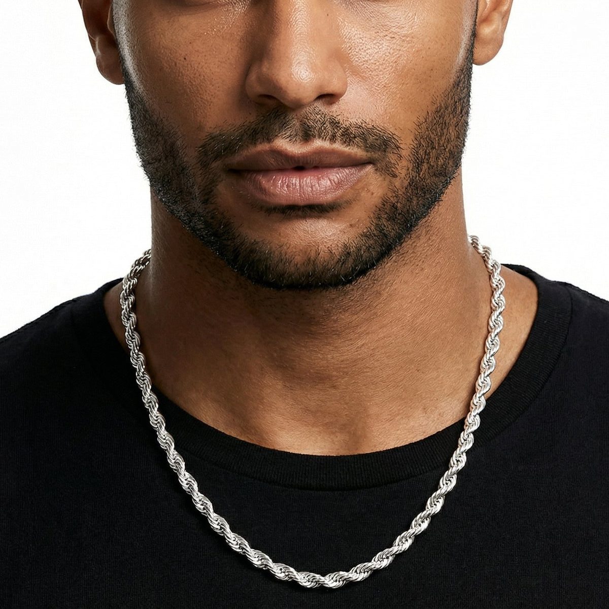 Twisted Rope Chain - 3mm-8mm