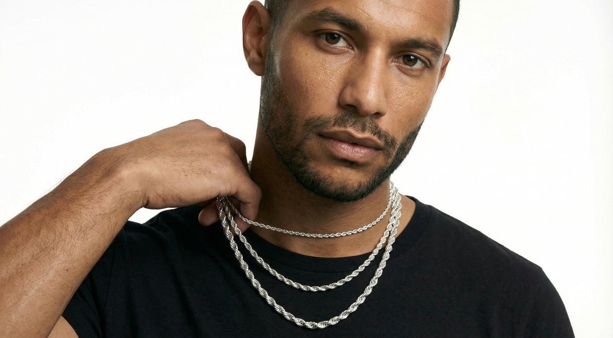 Twisted Rope Chain - 3mm-8mm