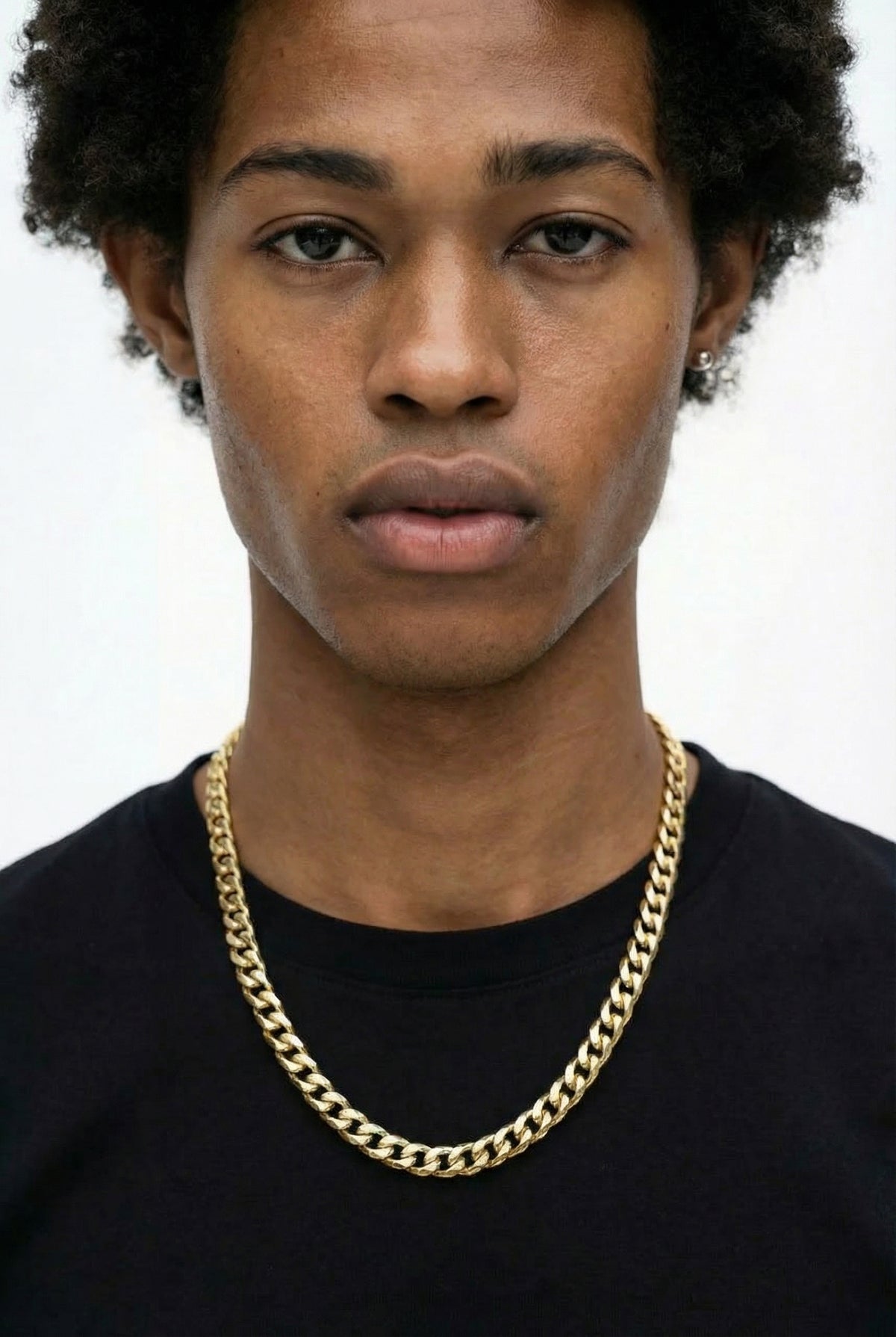 18K Gold Curb Chain - 3-8mm