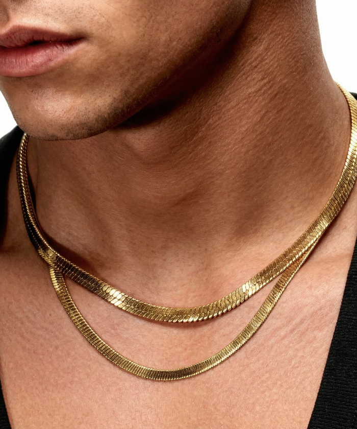 18k Gold Snake Chain - 2-5mm