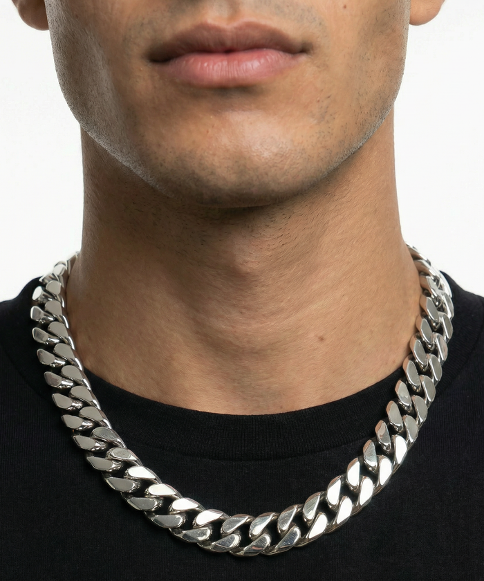 Thick Cuban Link Chain – 10–14mm
