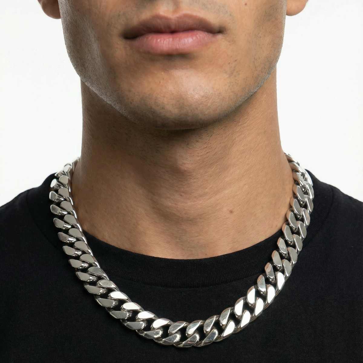 Thick Cuban Link Chain – 10–14mm