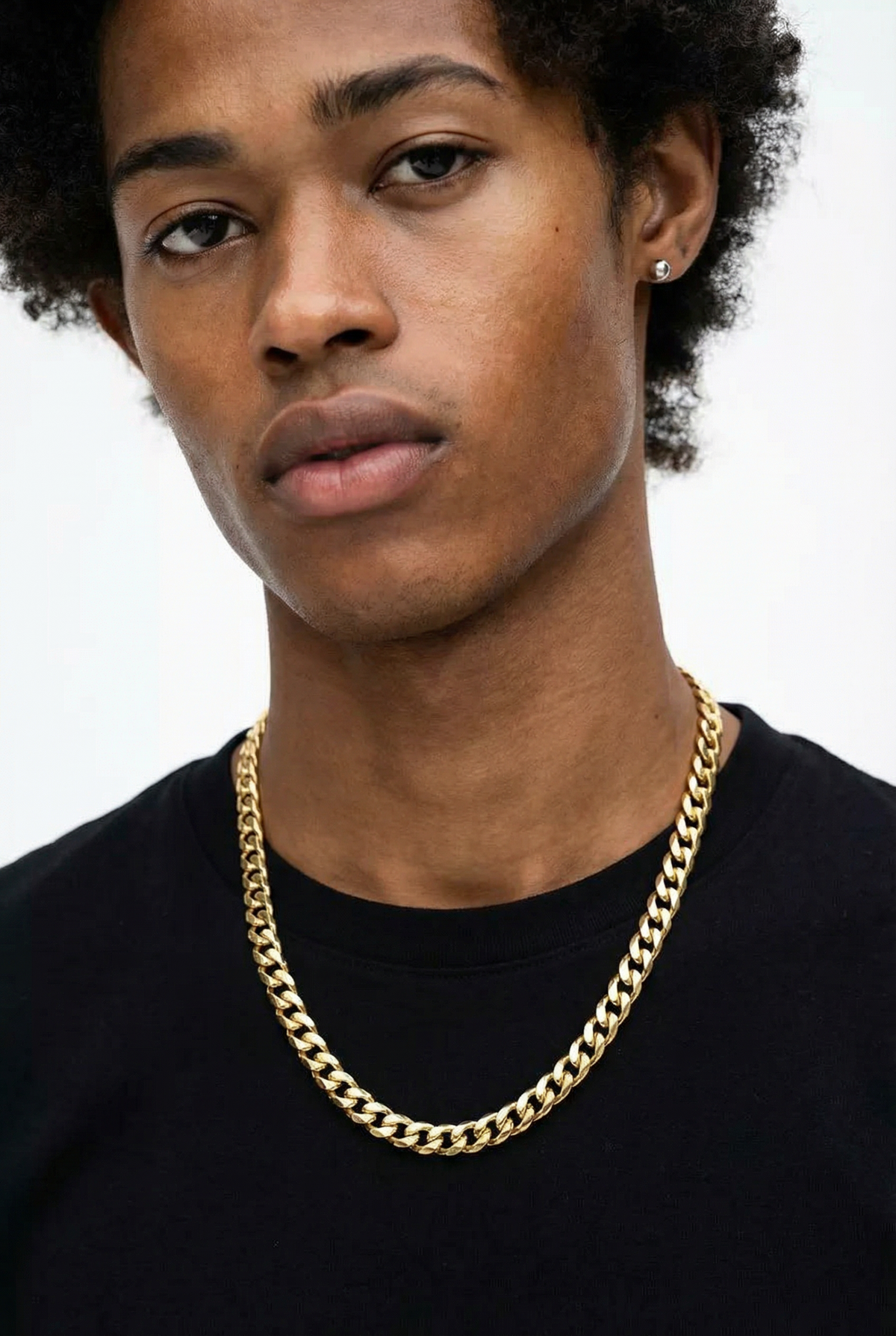 18K Gold Curb Chain - 3-8mm