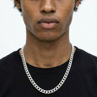 Silver Curb Chain - 3-8mm