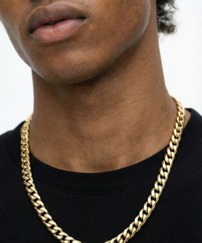 18K Gold Curb Chain - 3-8mm
