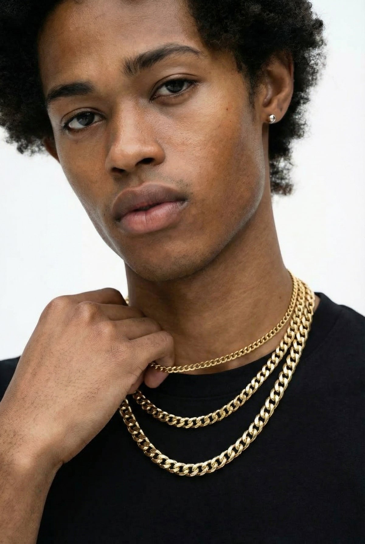 18K Gold Curb Chain - 3-8mm