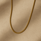 18k Gold Herringbone Necklace