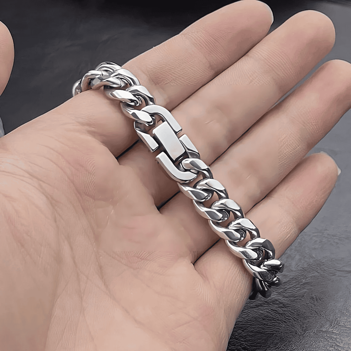 Stainless Steel Silver Bracelet  3mm/5mm/7mm/9mm/11mm