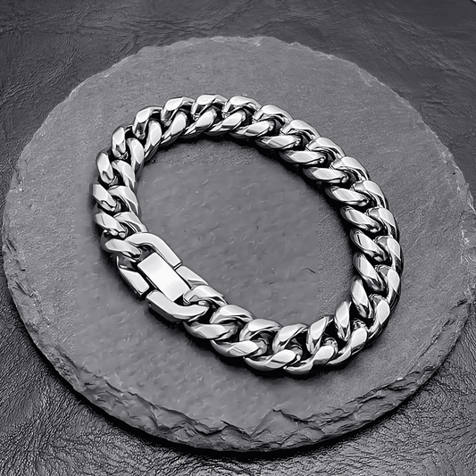 Stainless Steel Silver Bracelet  3mm/5mm/7mm/9mm/11mm