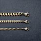 18K Gold Cuban Link Chain - 3mm 6mm 8mm 10mm 12mm