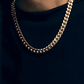 18K Gold Cuban Link Chain - 10MM 12MM 14MM