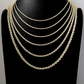 18K Gold Twisted Rope Chain - 3mm/6mm/8mm