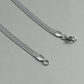 Silver Snake Chain Necklace  2mm/3mm/4mm/5mm