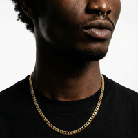 18K Gold Cuban Link Chain - 3-8mm