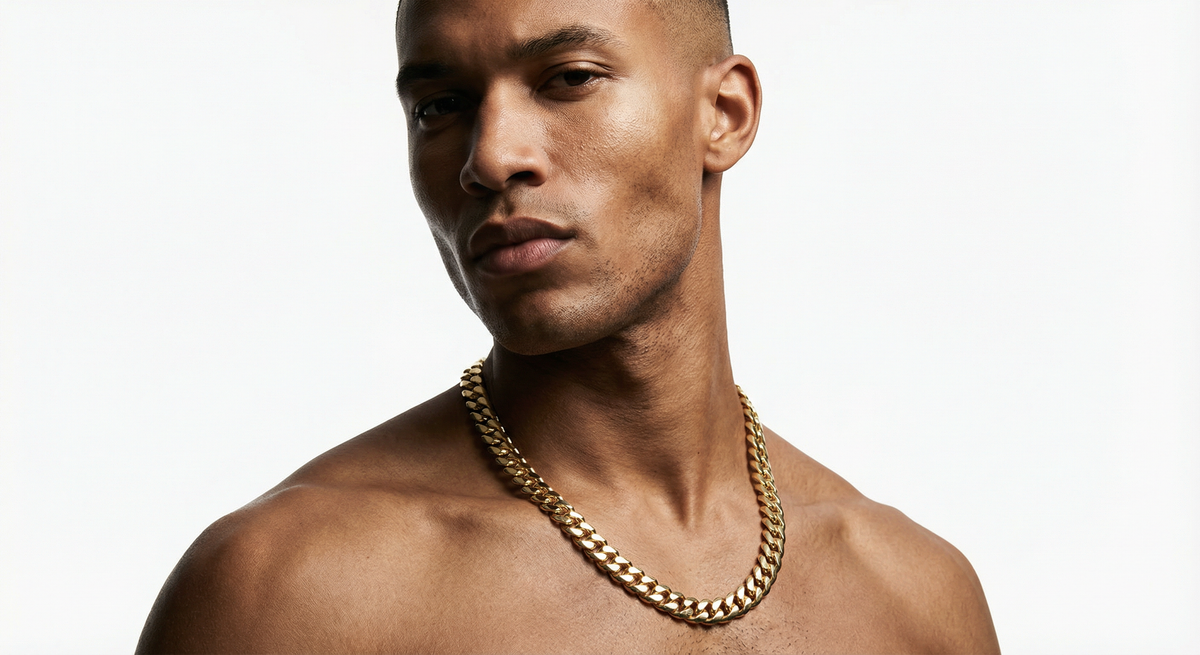 18K Gold Cuban Link Chain - 10-14mm