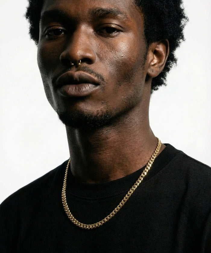 18K Gold Cuban Link Chain - 3-8mm