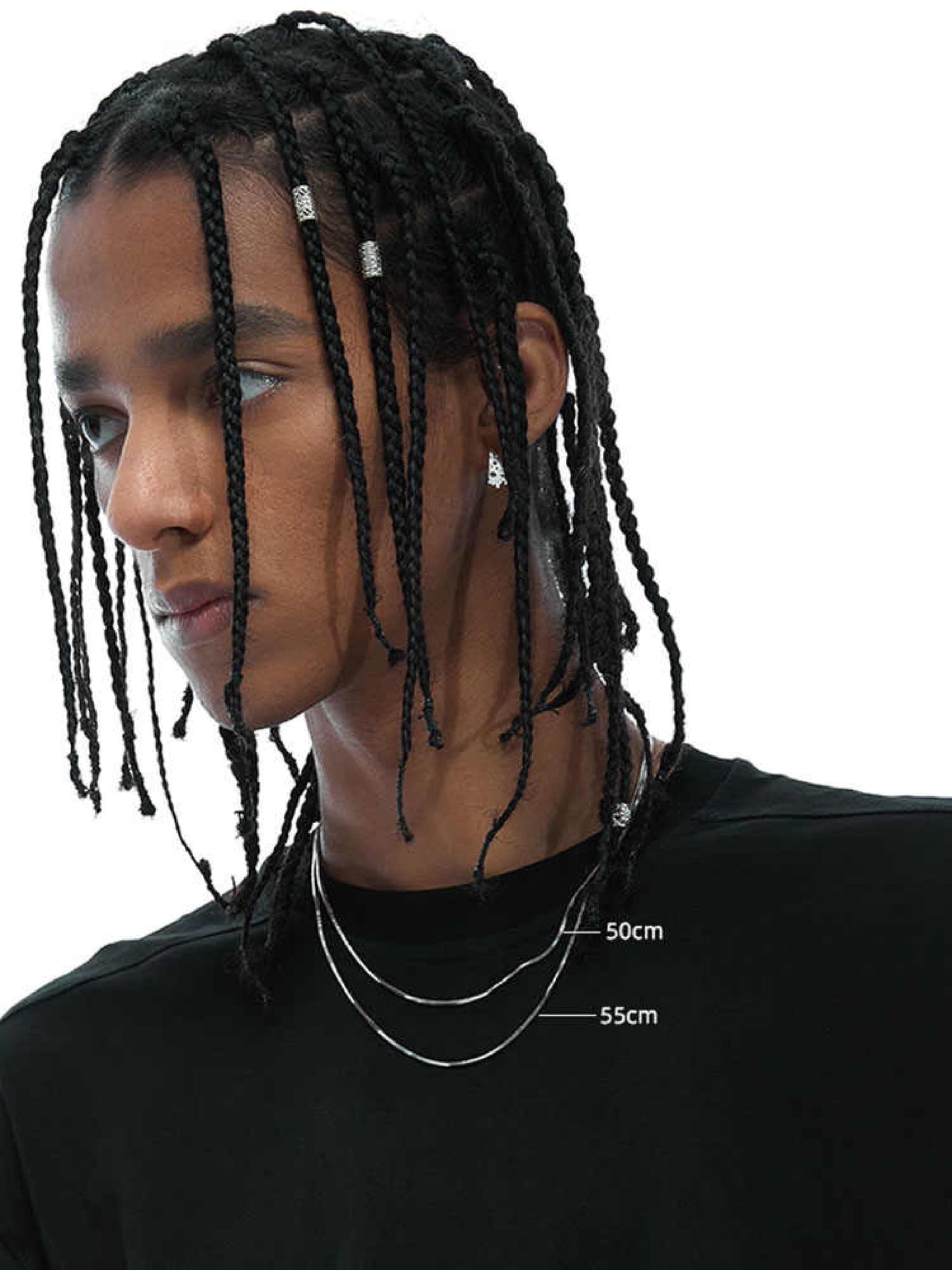 Ultra Thin Silver Snake Chain - 1-1.2mm