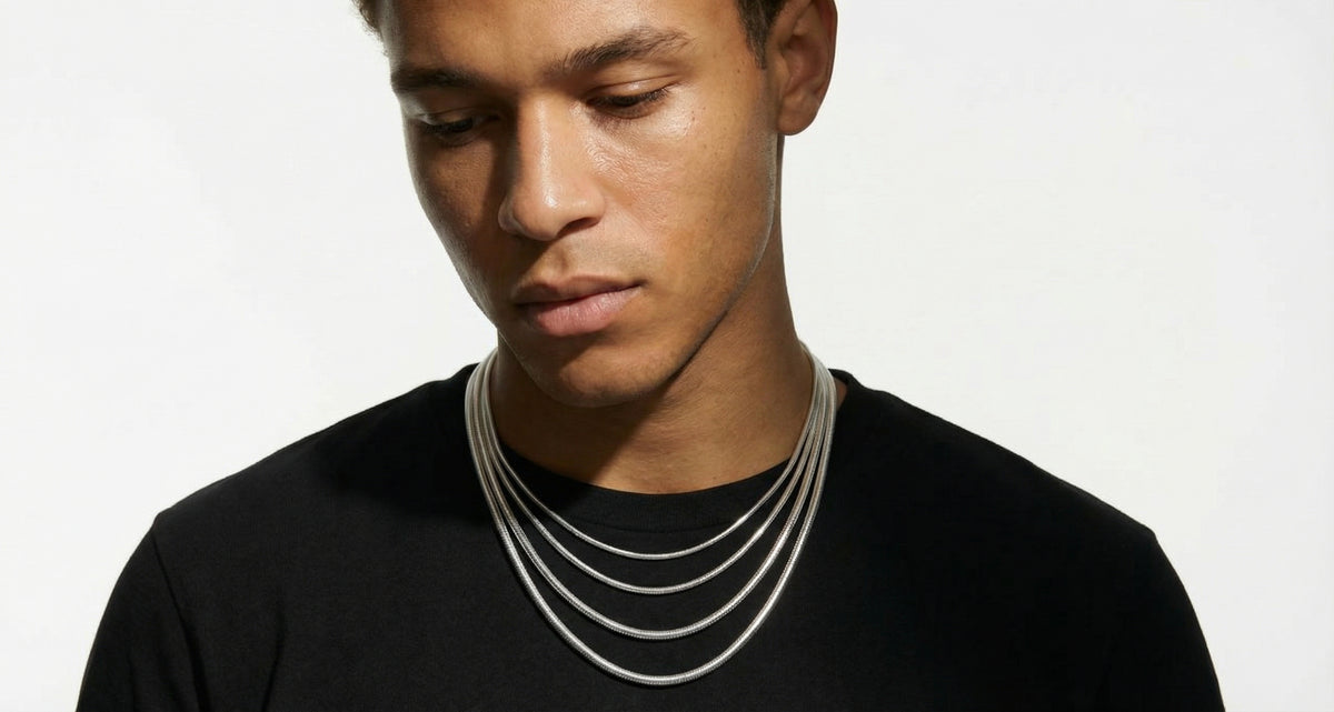 Silver Snake Chain – 2–5mm