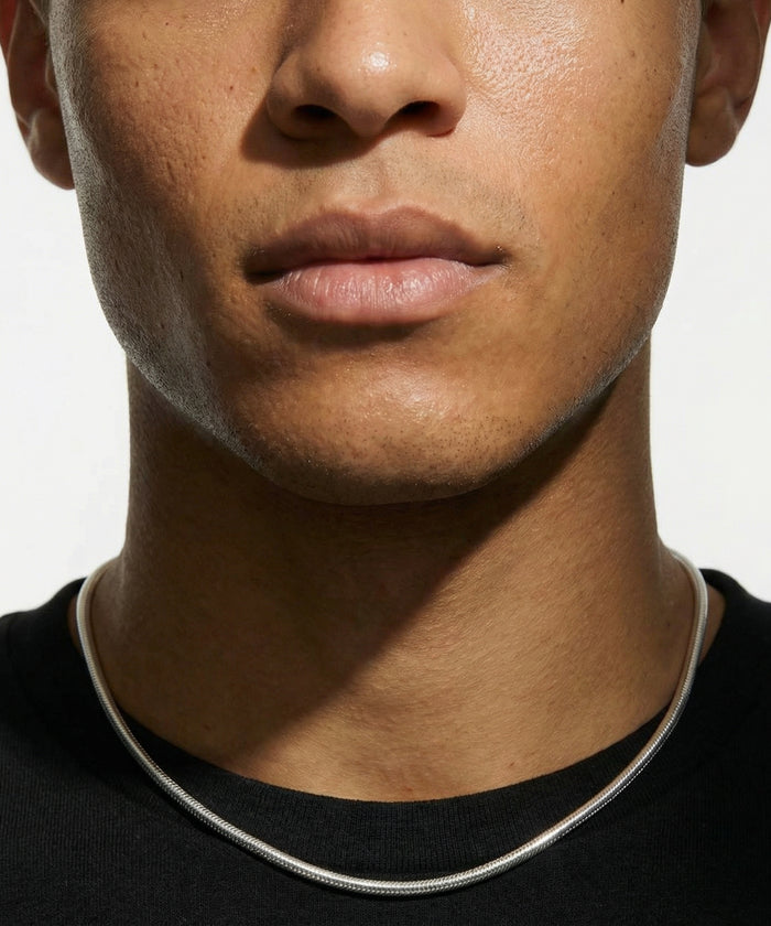 Silver Snake Chain – 2–5mm