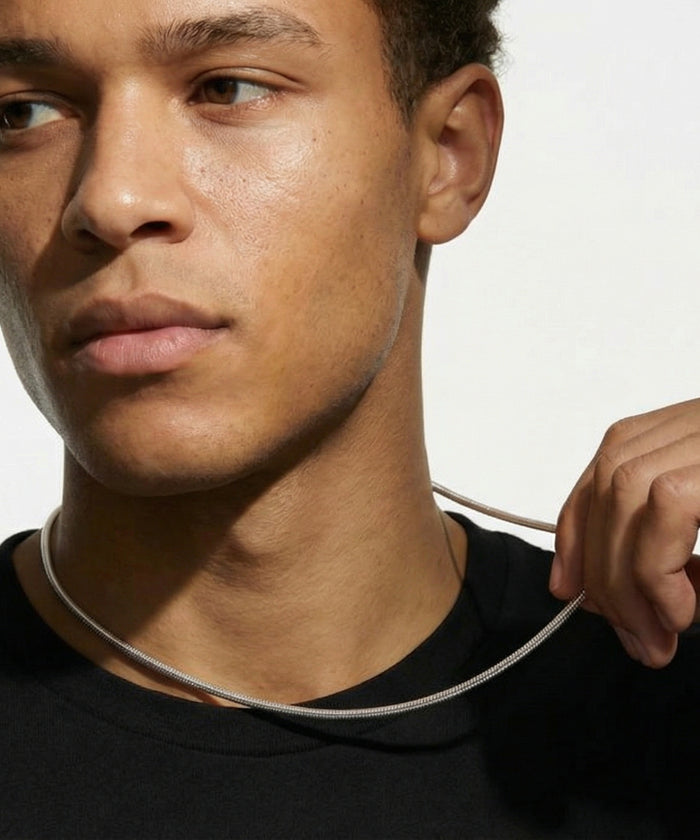 Silver Snake Chain – 2–5mm