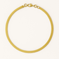 18k Gold Herringbone Necklace