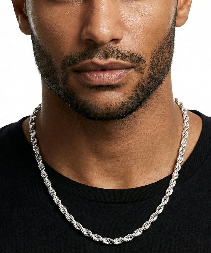 Twisted Rope Chain - 3mm-8mm