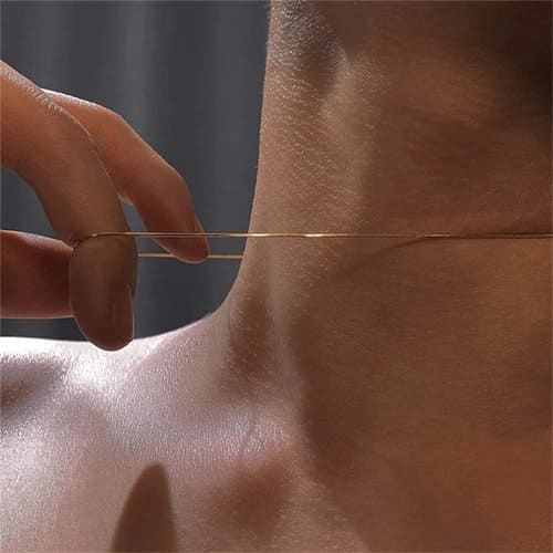 Ultra Thin 18k Gold Snake Chain - 1mm/1.2mm