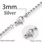 Cuban Link Chain - 3mm/6mm/8mm
