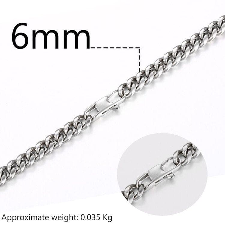 Cuban Link Chain - 3mm/6mm/8mm